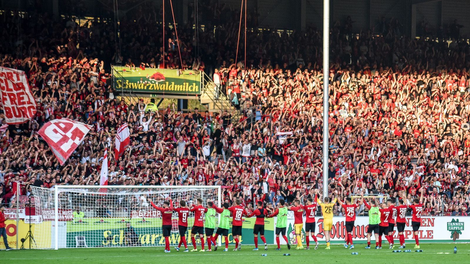 
                <strong>SC Freiburg</strong><br>
                "Vereine werden zu Spekulationsobjekten" - das sagte Freiburgs Vorstand Oliver Leki in Bezug auf Investoren in der Bundesliga. Er wolle die 50+1-Regel erhalten und machte schon neue Vorschläge, wie Fairness und Wettbewerb dennoch gefördert werden könnten, schreib der "Spiegel". Der Sportclub hat seine Profi-Abteilung bisher nicht ausgegliedert.
              