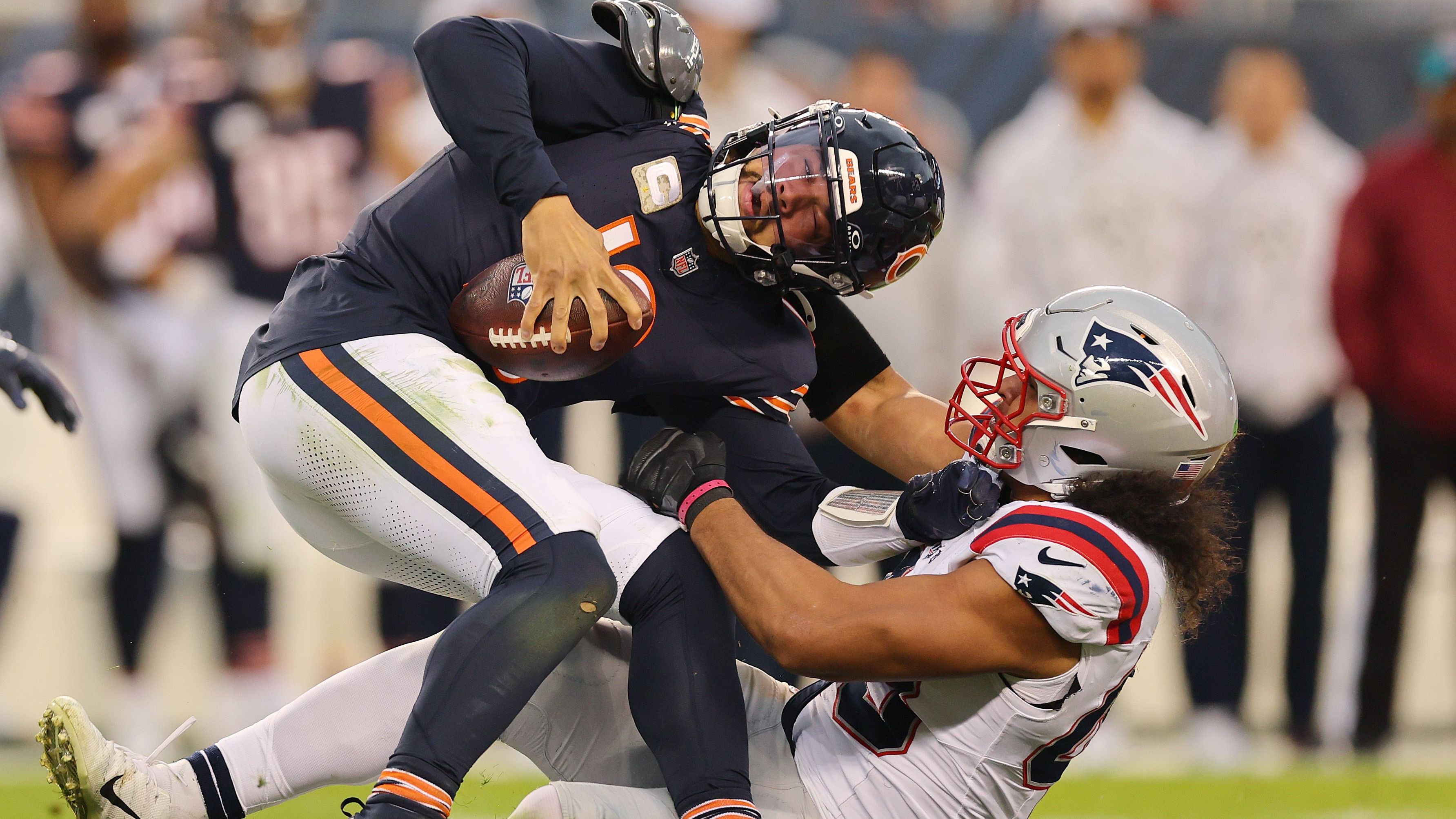 <strong>Platz 26 (geteilt): Chicago Bears</strong><br>Prozentsatz: 4,5 % der Picks ohne NFL-Spiel