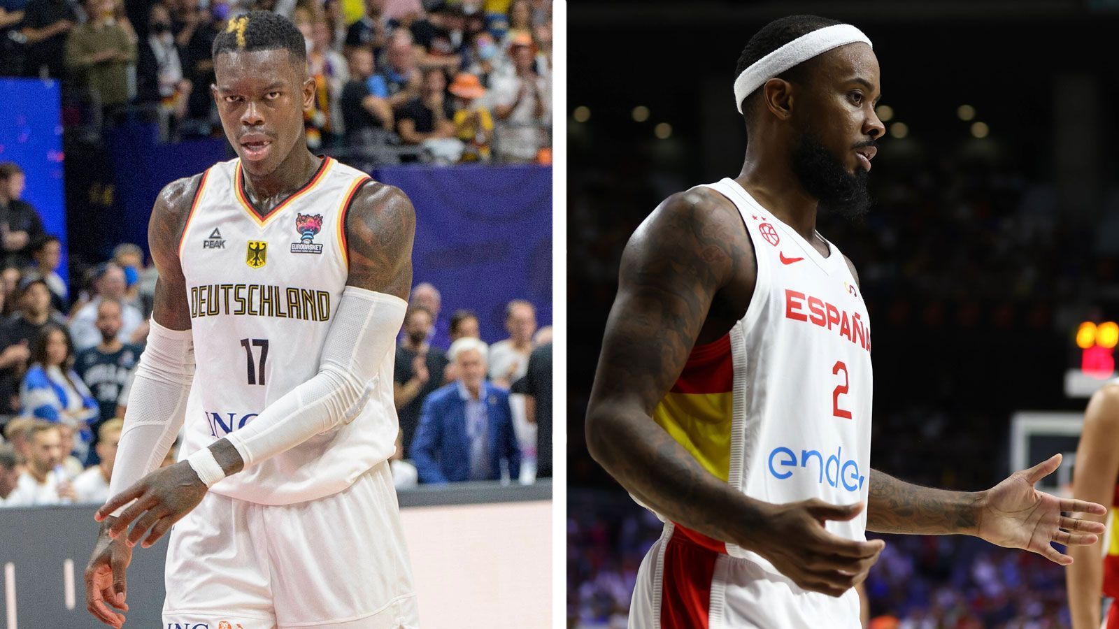 
                <strong>Point Guard: Dennis Schröder gegen Lorenzo Brown</strong><br>
                Deutschland und Spanien verfügen über starke Spielmacher. Beide Starting Point Guards gehören mit jeweils mehr als sieben Assists im Schnitt zu den besten Vorlagengebern der EM. Schröder (20,2 Punkte pro Spiel) steuert für sein Team im Vergleich mit Brown (13,4 PpS) aber mehr Punkte bei und spielt zudem effektiver als sein spanisches Pendant. Der DBB-Kapitän kann obendrein mit seiner NBA-Erfahrung punkten. Brown konnte sich nie in der besten Basketballliga der Welt behaupten, spielt nächste Saison bei Maccabi Tel Aviv in Israel. Punkt für Deutschland, 1:0.
              