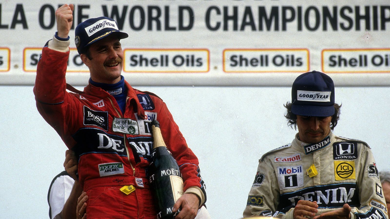 
                <strong>Nelson Piquet gegen Nigel Mansell (Williams)</strong><br>
                Als Nelson Piquet 1986, als zweifacher Weltmeister, zu Williams kam, glaubte er im Team die Nummer eins zu sein. Doch der Brasilianer hatte die Rechnung ohne Nigel Mansell gemacht. Der Brite konnte während der Saison einen Sieg mehr als sein Kontrahent einfahren und wurde Vize-Weltmeister. Ein Jahr später bekleidete er erneut den zweiten Platz der Fahrerwertung. Zu Mansells Unmut schnappte sich Piquet 1987 aber seinen dritten Titel und verließ das Team daraufhin.
              