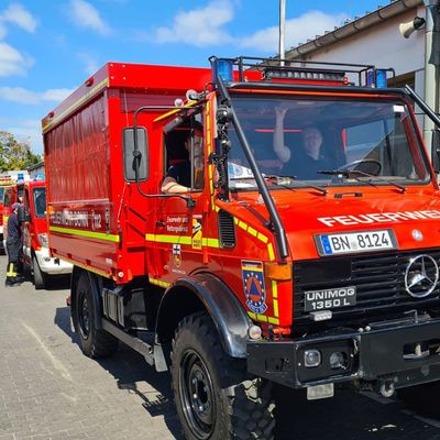 Anti-Waldbrand-Einsatz der Feuerwehr