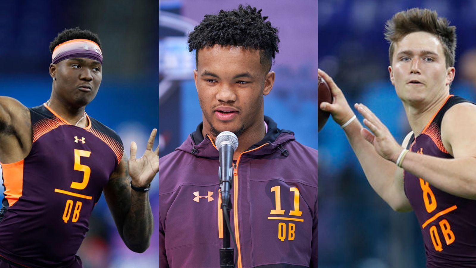 
                <strong>Die besten Quarterbacks im Draft 2019</strong><br>
                Talentierte Quarterbacks sind im Draft oft die Objekte der Begierde. Mit ihnen geht die Hoffnung einher, dass sie eine Franchise auf die Erfolgsspur bringen. Auch im Draft 2019 (in der Nacht vom 25. auf den 26. April ab 1:50 Uhr live auf ProSieben MAXX und ran.de) sind einige vielversprechende Passgeber dabei. ran.de stellt die größten Quarterback-Talente vor.
              