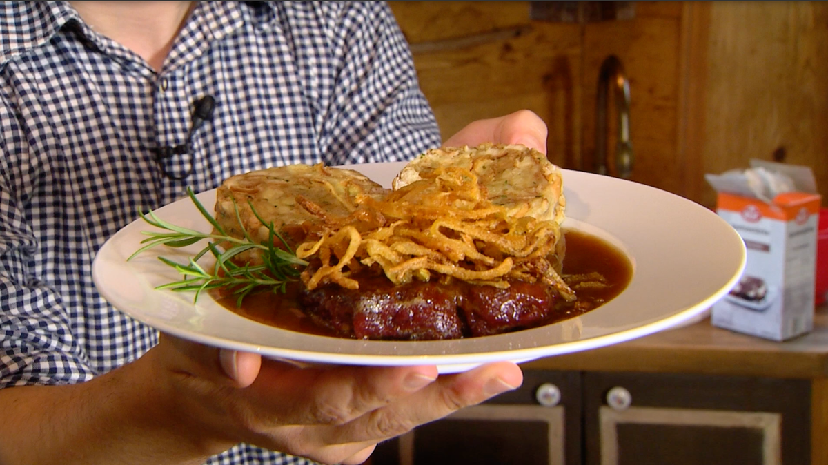 Veganer Zwiebelrostraten von Food-Blogger Rudi.