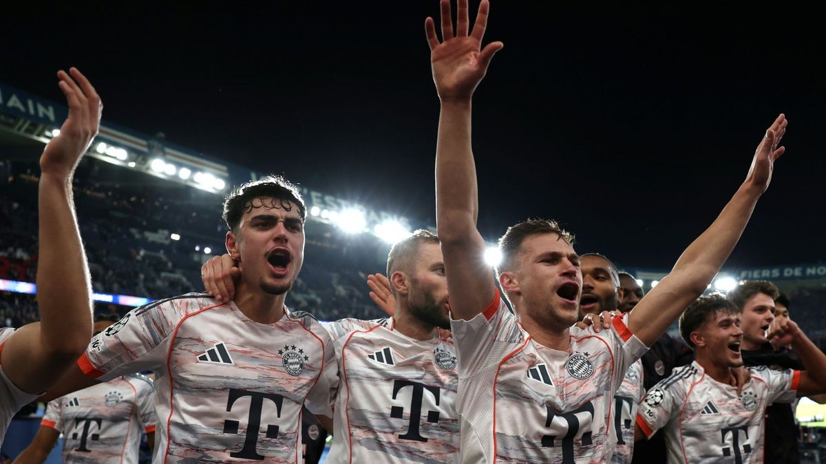 Die Bayern feiern auch in Paris