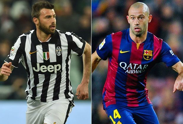 
                <strong>Andrea Barzagli vs. Javier Mascherano</strong><br>
                Barzagli bekommt es im Head-to-Head mit einem Spieler zu tun, der eigentlich gar kein Innenverteidiger ist. Der zum Innenverteidiger umgeschulte Mascherano überzeugt jedoch trotz seiner Größennachteile seit Jahren neben Pique. Punkt für Barcelona. Zwischenstand: 1:3
              