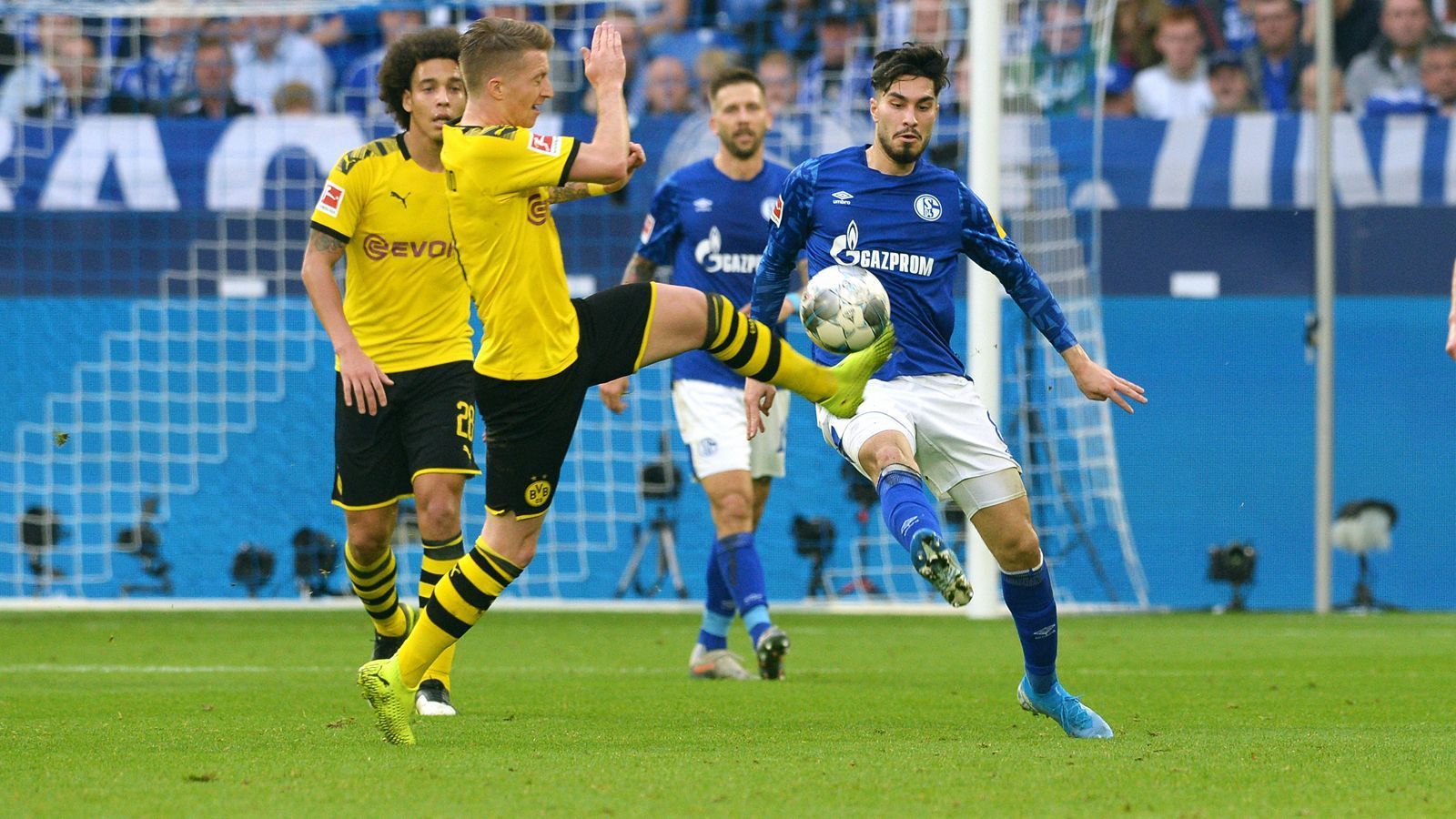 
                <strong>Einzelkritik Schalke vs. Dortmund</strong><br>
                Schalke 04 kauft dem BVB im Revierderby den Schneid ab, doch vor dem Tor versagen einem Youngster die Nerven. Beim BVB bekommt Götze eine Chance – und nutzt sie nicht. Die Teams in der Einzelkritik.
              