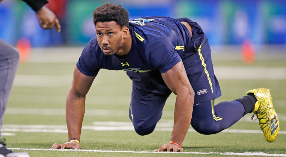 
                <strong>Pick 1 – Cleveland Browns: Myles Garrett (Defensive End, Texas A&M)</strong><br>
                Die Browns haben massig Draft-Picks gesammelt und nun dürfen sie gleich zwei Mal in den Top 15 ran. Mit Myles Garrett kommt der talentierteste Spieler des Jahrgangs nach Cleveland und verstärkt eines der schwächsten Pass-Rush-Teams der Liga. 1,93 Meter groß, 123 Kilogramm schwer, 4,64 Sekunden im 40 Yard Dash: Garrett ist ein athletischer Freak und produzierte in den vergangenen drei Saisons für Texas sage und schreibe 31 Sacks und 47 Tackles für Raumverlust. Sein Potenzial scheint endlos.
              