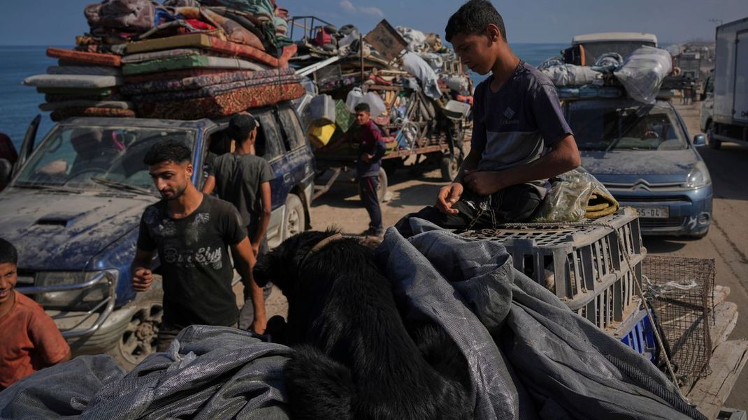 Vertriebene Palästinenser im Gazastreifen – die UN-Kommission sieht in ihrem Schicksal Belege für Völkermord-Tatbestände.