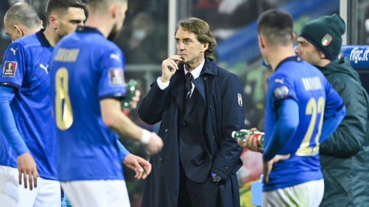 Italien und Mancini sind am Boden