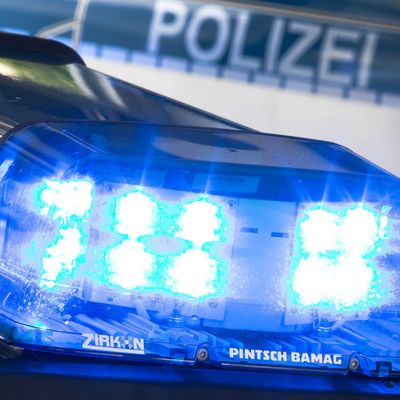 Polizeiwagen mit Blaulicht 