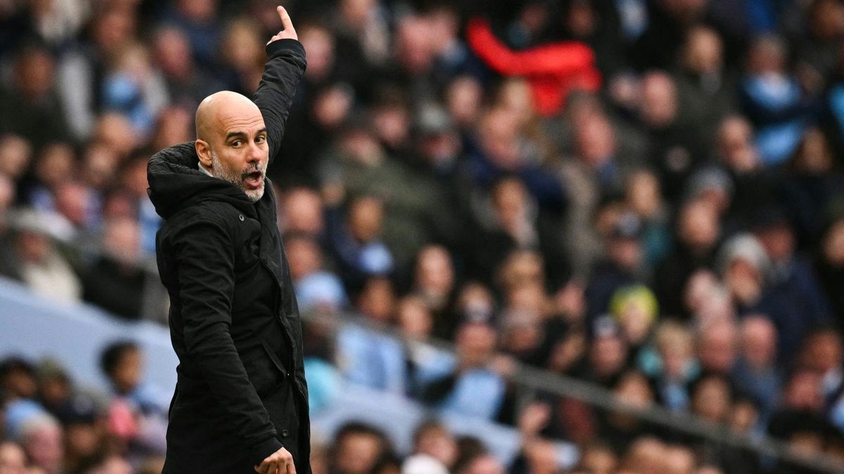 Teammanager Pep Guardiola von Manchester City