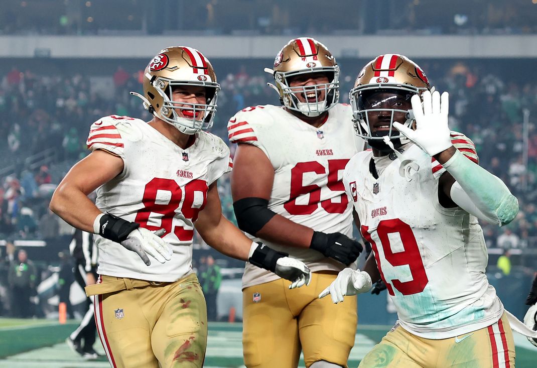 Die San Francisco 49ers hatten gegen die Philadelphia Eagles allen Grund zur Freude