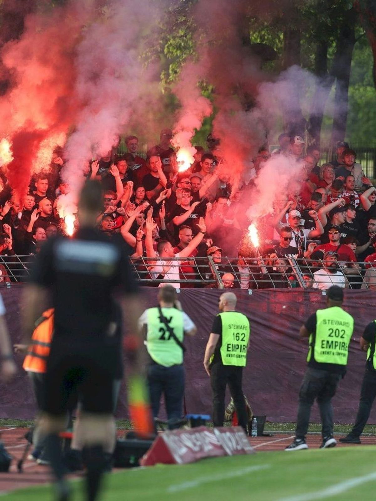 Würzburger Fans in Schweinfurt