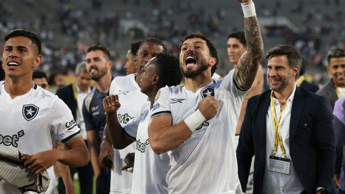 Die Spieler von Botafogo feiern