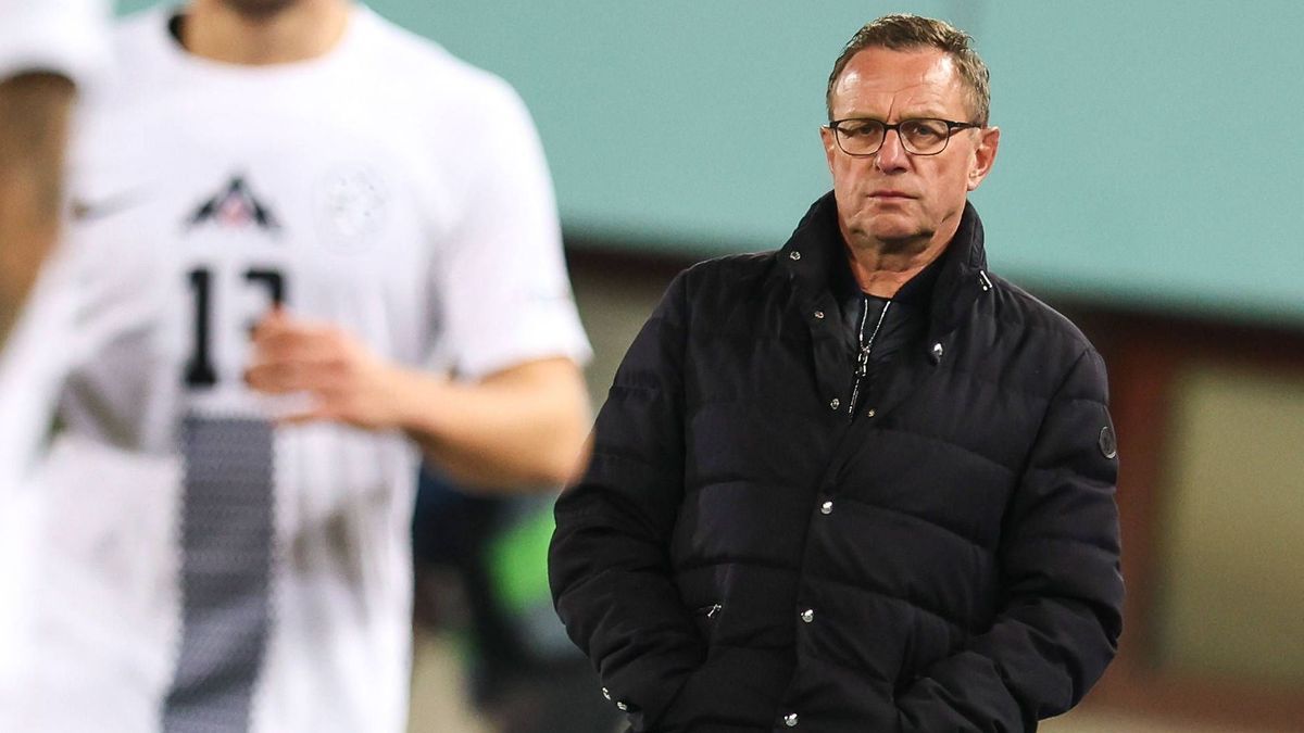 SOCCER - NL, AUT vs SLO VIENNA,AUSTRIA,17.NOV.24 - SOCCER - UEFA Nations League, OEFB international match, Länderspiel, Nationalmannschaft Austria vs Slovenia. Image shows head coach Ralf Rangnick ...