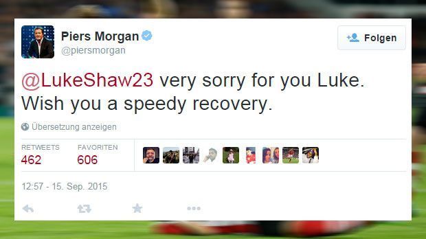 
                <strong>Piers Morgan</strong><br>
                Piers Morgan: Die britische TV-Ikone zeigt sein Mitgefühl mit Shaw.
              