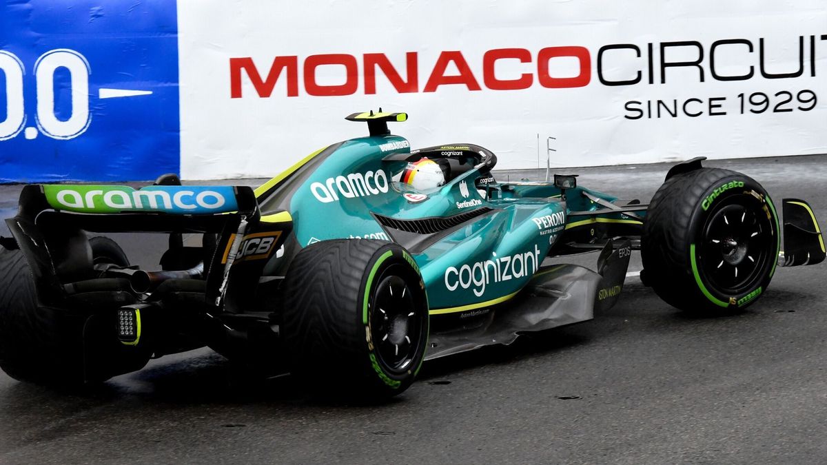 Mit dem Intermediate kam Sebastian Vettel wesentlich besser zurecht