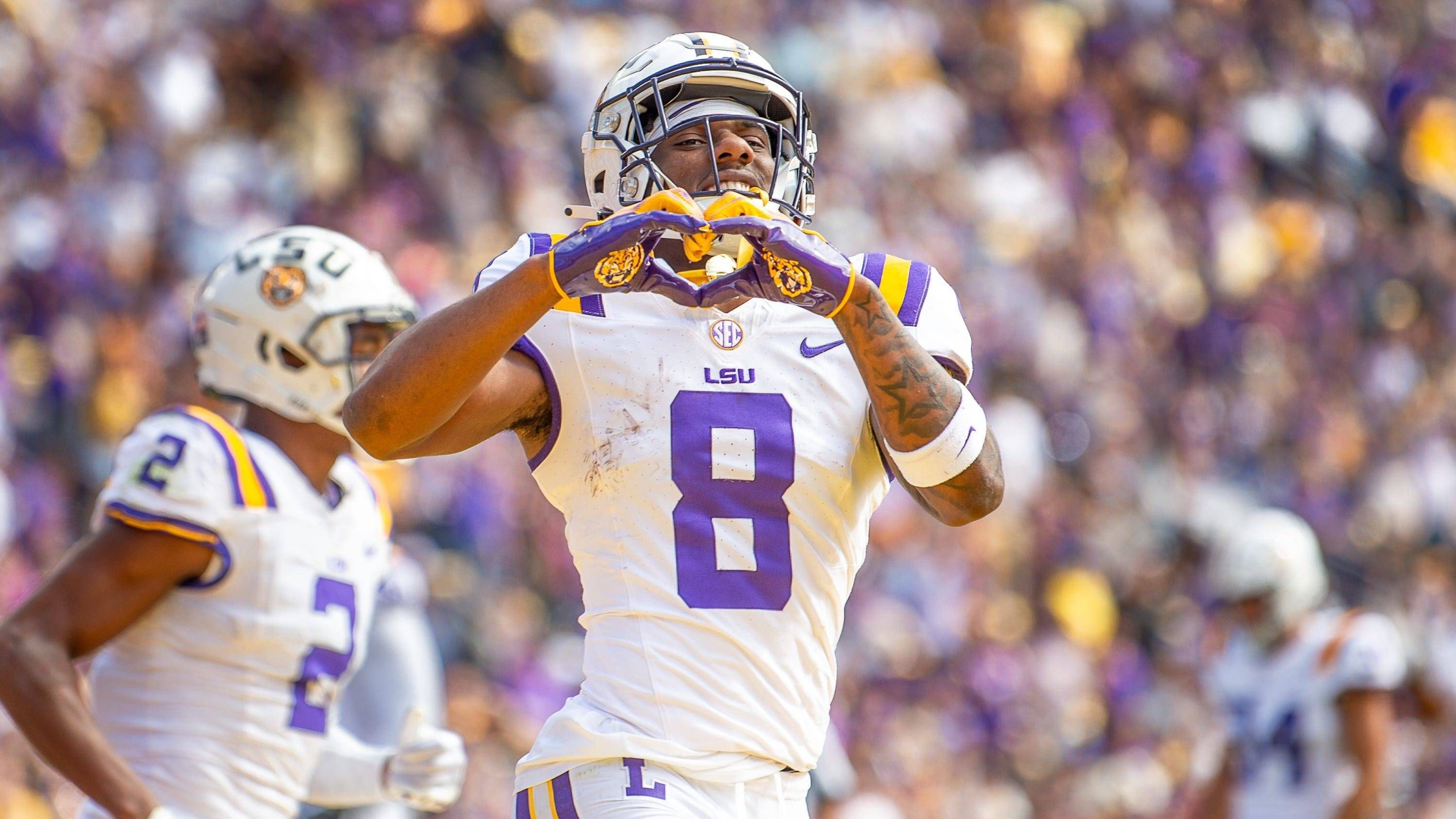 <strong>5. Pick: Los Angeles Chargers – WR Malik Nabers (LSU)</strong><br>Auch die Los Angeles Chargers rüsten auf der Position nach. Der dynamische Malik Nabers verfügt über großartige Catching-Fähigkeiten und kann viele Yards auf eigene Faust kreieren. Quarterback Justin Herbert dürfte über den Pick extrem froh sein.&nbsp;&nbsp;