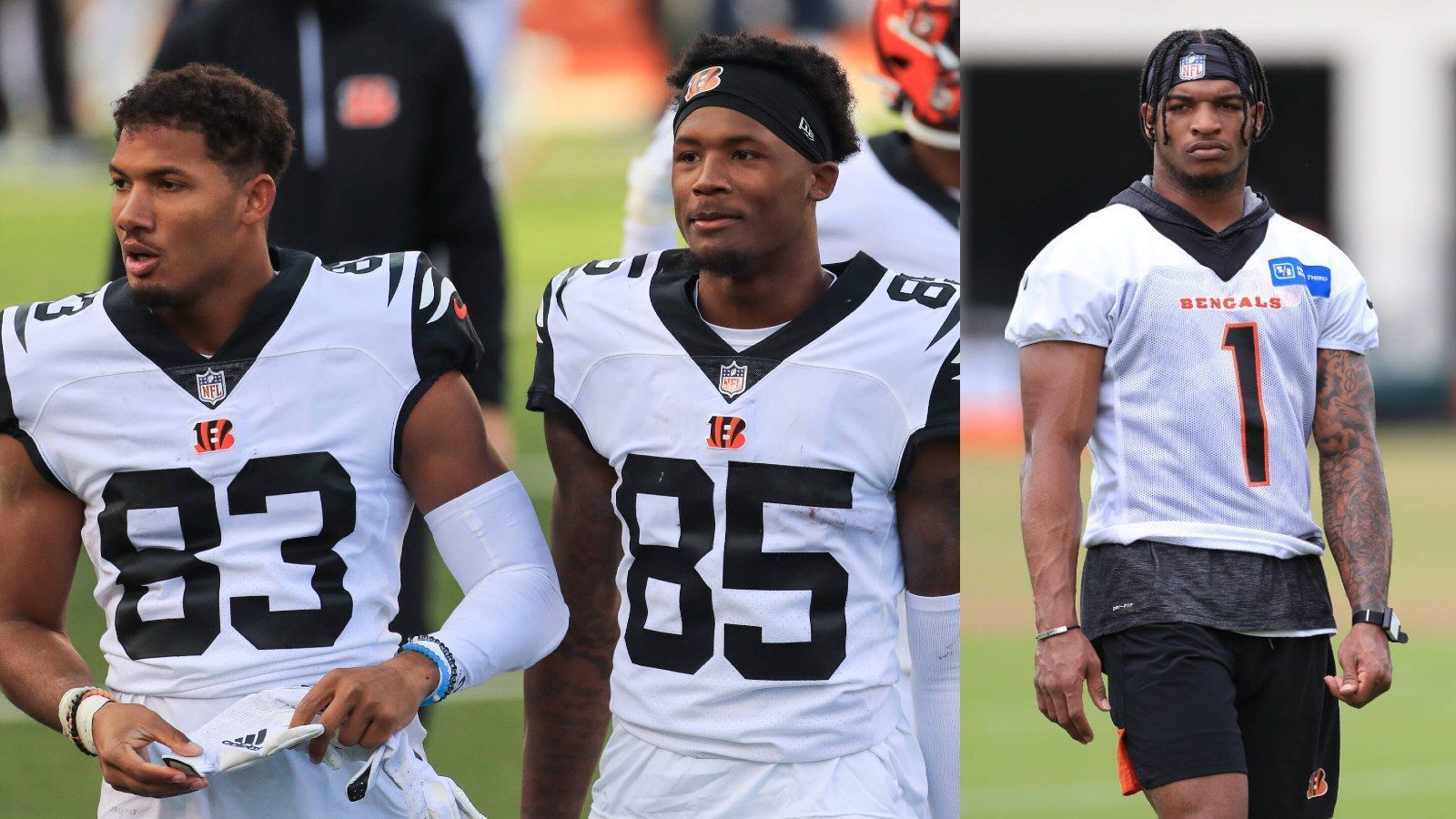 
                <strong>Platz 11: Cincinnati Bengals </strong><br>
                Der Umbruch bei den Cincinnati Bengals schreitet weiter voran und auch in dieser Offseason wurde am Receiving Corps für Hoffnungsträger Joe Burrow gearbeitet. Im Draft sicherten sie sich mit dem fünften Pick Receiver-Supertalent Ja'Marr Chase (r.), der bereits am College mit Burrow zusammenspielte. Da er in der vergangenen Saison aufgrund der Pandemie kein Spiel absolvierte, könnte er zu Beginn etwas Anlaufzeit in der NFL benötigen. Doch auch dahinter sind die Bengals ausreichend besetzt: Mit Tee Higgins wählten sie in der vergangenen Saison bereits einen starken Rookie-Receiver aus und Tyler Boyd entwickelte sich zu einem der zuverlässigsten Slot-Receiver der Liga. Einziger Schwachpunkt: Auf der Tight-End-Position steht derzeit mit Drew Sample ein recht unbeschriebenes Blatt an der Spitze des Depth Charts. 
              