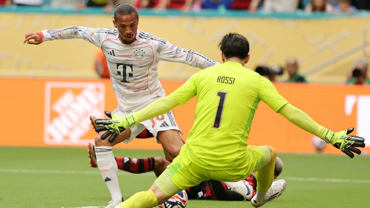 Leroy Sané in seinem letzten Spiel für den FC Bayern