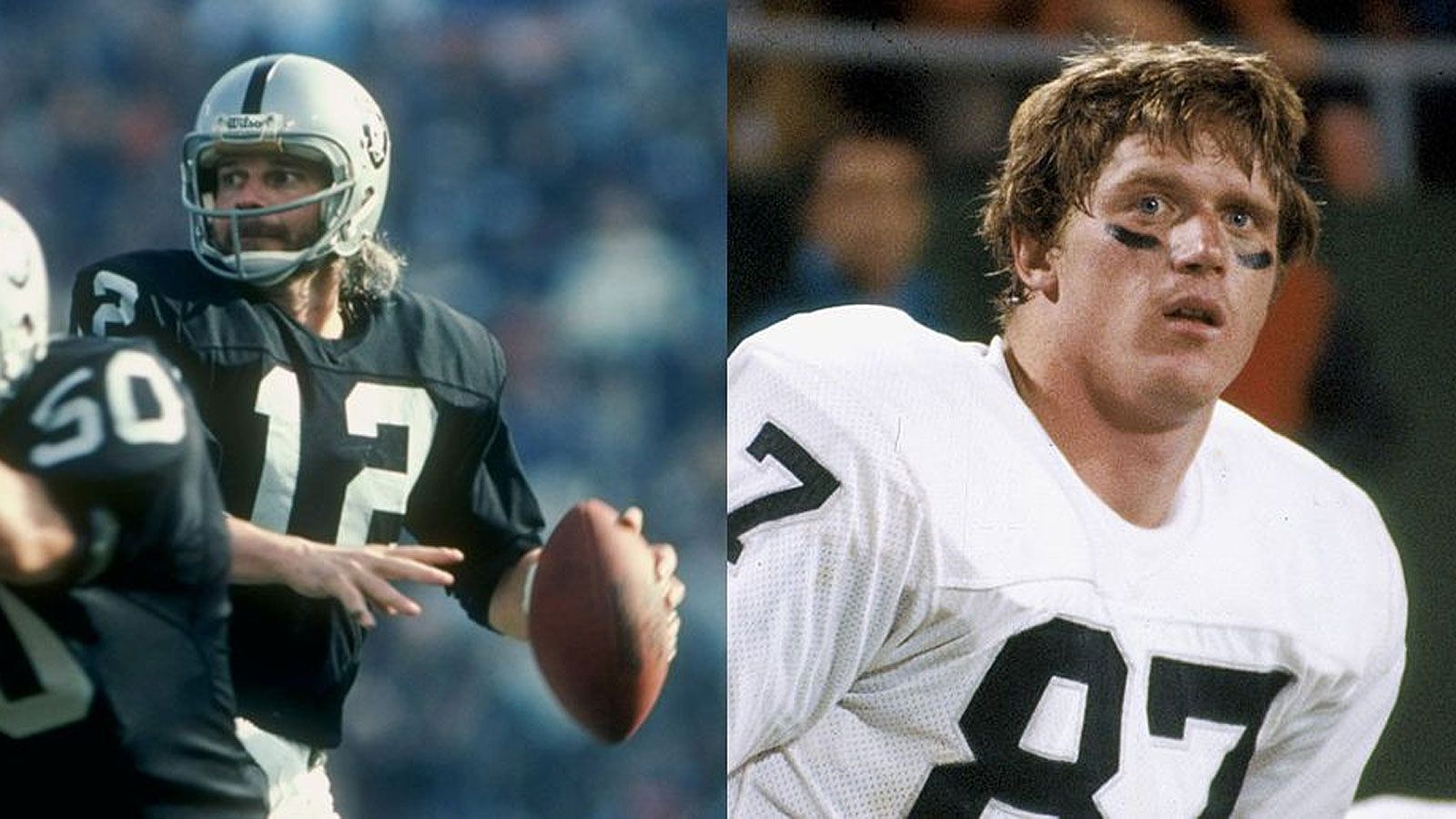 
                <strong>Platz 7 (geteilt): Ken Stabler und Dave Casper</strong><br>
                &#x2022; 45 Touchdowns<br>&#x2022; Oakland (jetzt Las Vegas) Raiders (1974 bis 1979)<br>
              