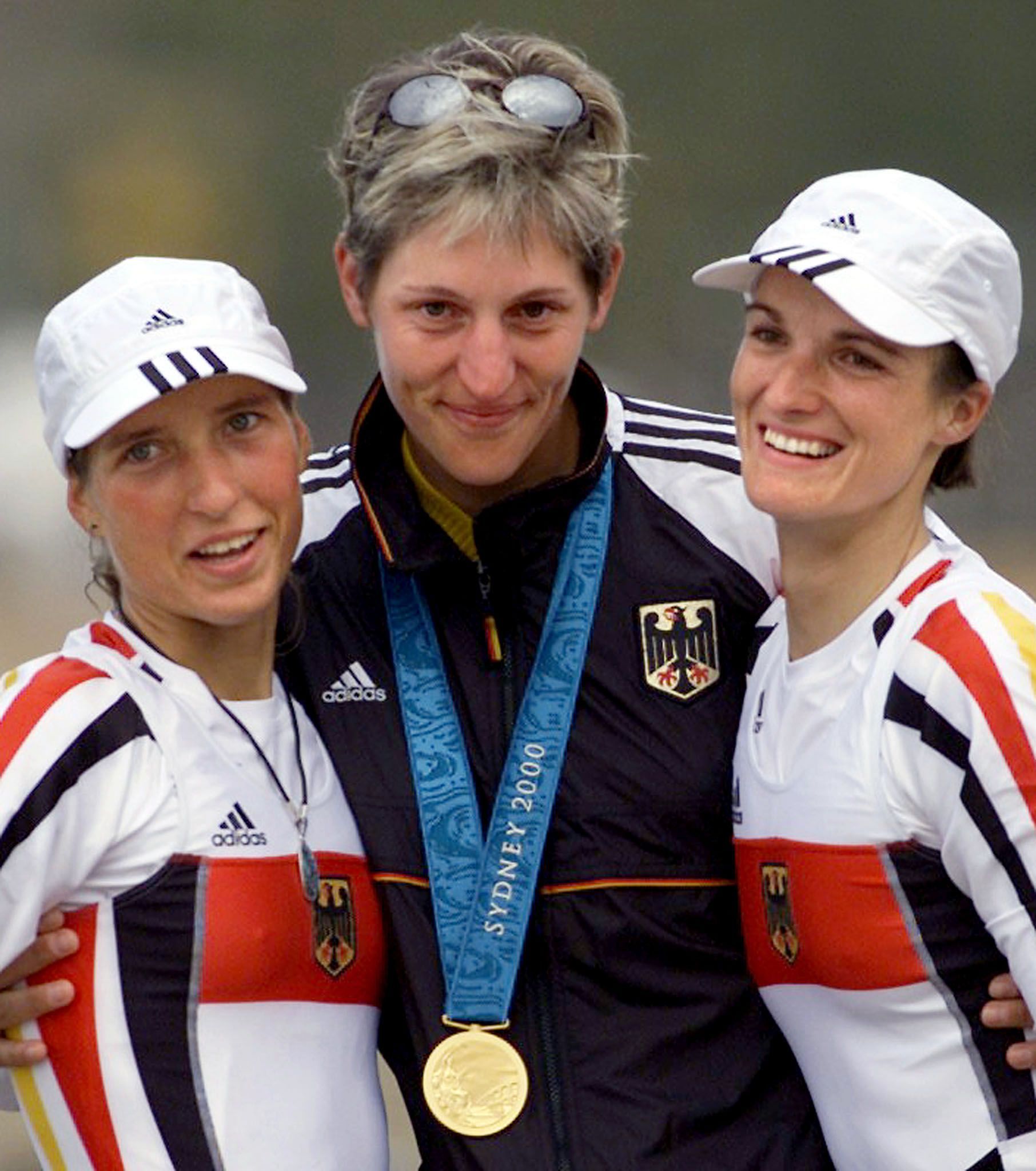 Ebenfalls vier Gold- und eine Bronzemedaille konnte die Ruderin Kathrin Boron (Mitte) gewinnen. Dazu kommen acht Weltmeisterschaften und die Thomas-Keller-Medaille - die höchste Auszeichnung des Weltruderverbands.