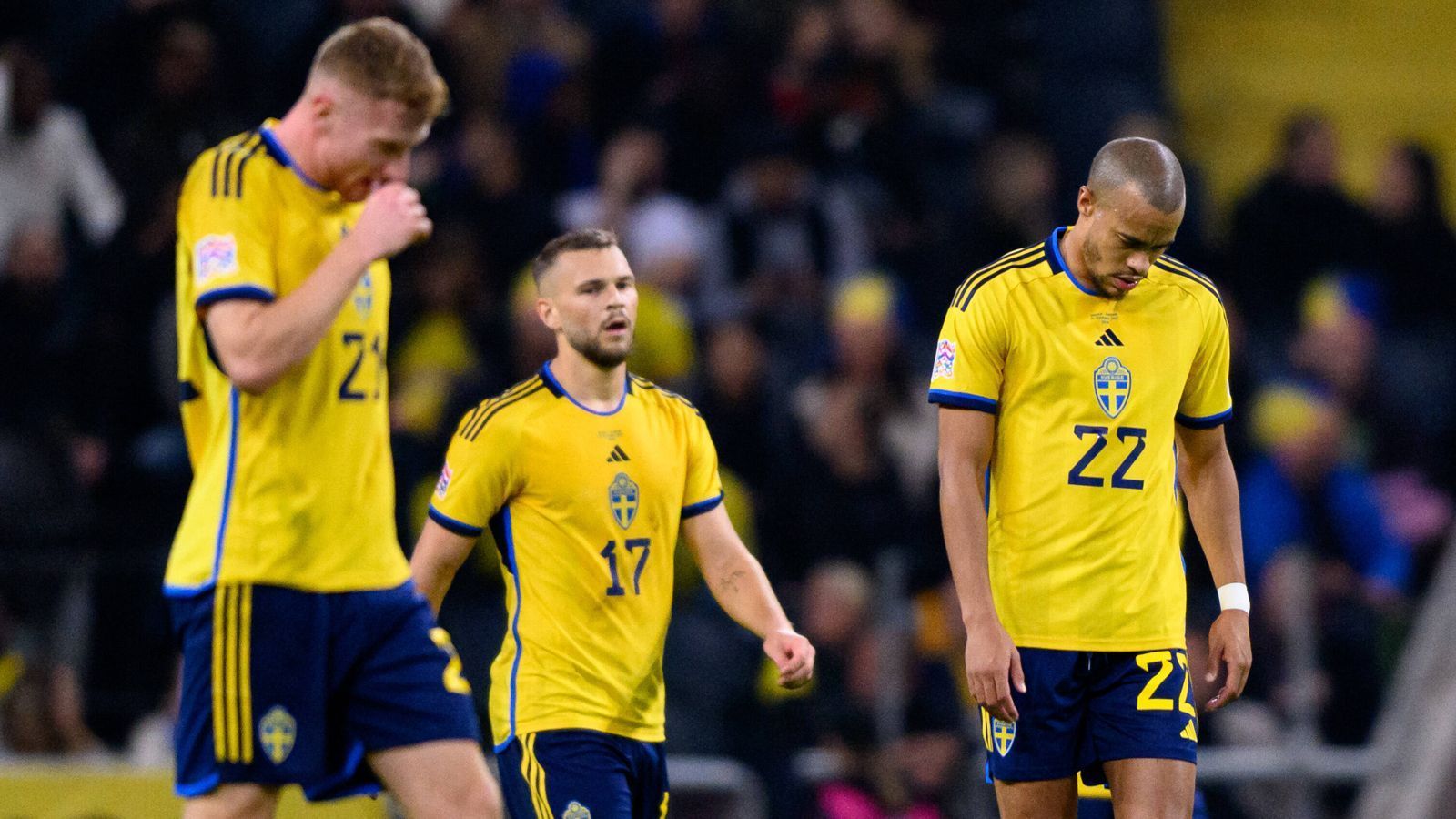 
                <strong>Liga B: Absteiger Schweden</strong><br>
                Krise in Schweden: Die Skandinavier müssen nach der verpassten WM-Teilnahme den nächsten Rückschlag hinnehmen. Die Nordeuropäer kamen am letzten Nations-League-Spieltag nicht über ein 1:1 gegen Slowenien hinaus und müssen den Weg in Liga C antreten.
              