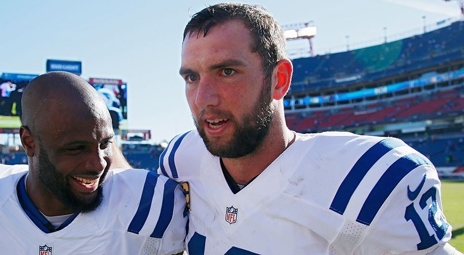 
                <strong>Andrew Luck</strong><br>
                Gewinner: Andrew Luck. Luck zeigt in diesem Jahr einmal mehr, warum er der momentan bestbezahlte NFL-Spieler ist. Bereits zum vierten Mal in dieser Saison passte er für über 300 Yards (353). Dabei bediente er T.Y. Hilton, Jack Doyle und Frank Gore in der Endzone für Touchdowns und führte seine Indianapolis Colts zum 34:26-Erfolg gegen die Tennessee Titans.
              