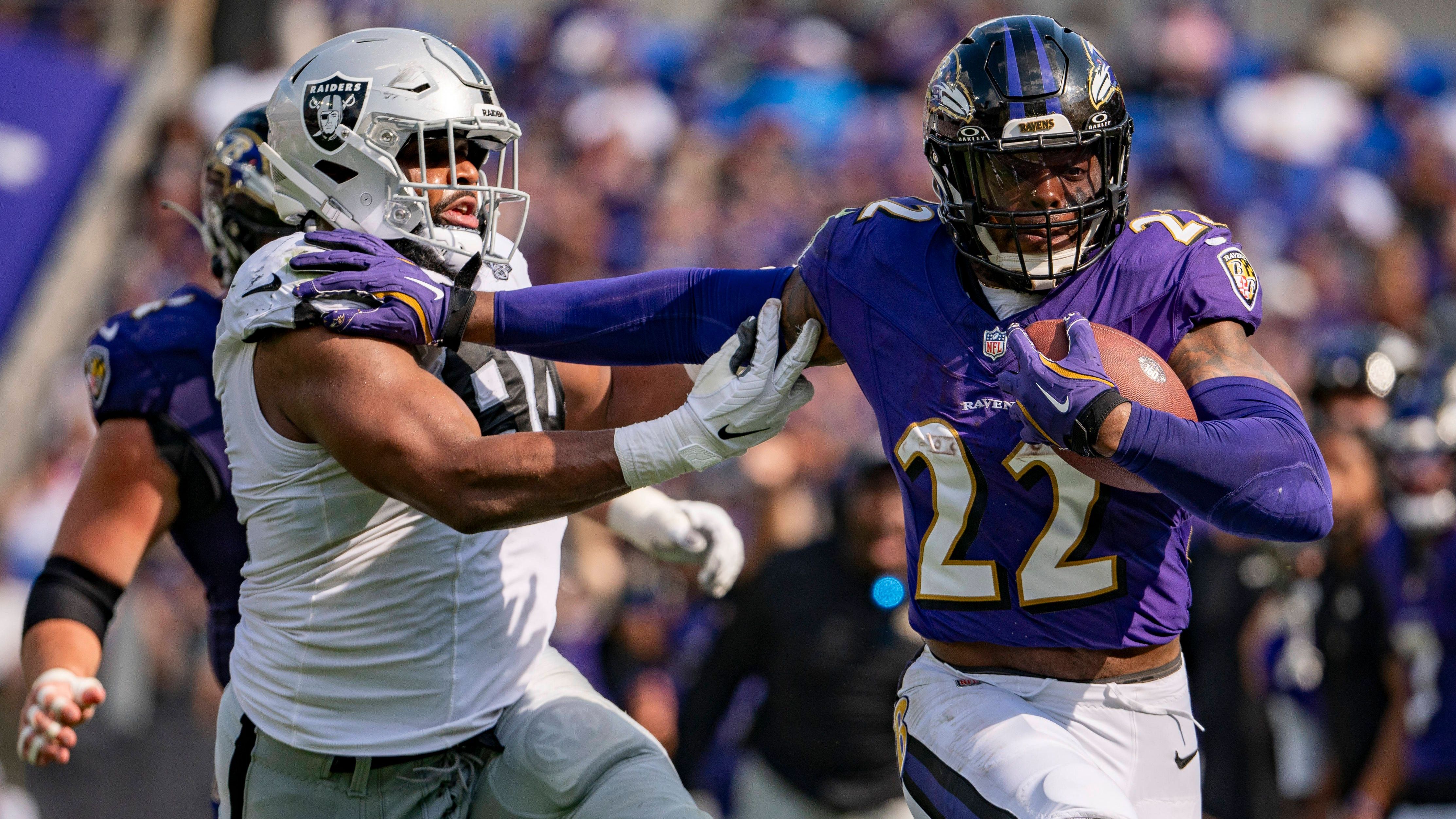 <b>2. Platz: </b>Derrick Henry (Baltimore Ravens)<br><strong>Overall-Bewertung:</strong> 98