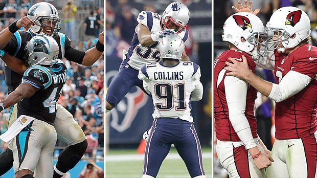 
                <strong>Diese Teams sind in den NFL-Playoffs dabei</strong><br>
                Zwölf aus 32: Die NFL startet im neuen Jahr gleich voll durch - im Januar ist Playoff-Time! Aus jeder Conference schaffen sechs Klubs den Sprung in die Postseason. Die Tickets sind also rar. ran.de zeigt, welche Teams sich für die Playoffs qualifiziert haben.
              