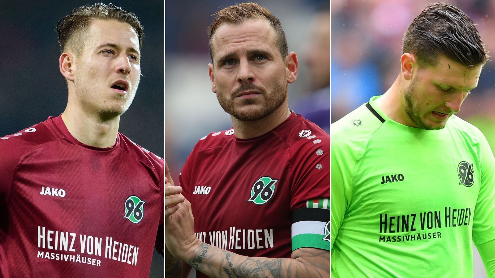 
                <strong>Der Umbruch bei Hannover 96</strong><br>
                Nach dem feststehenden Abstieg deutet sich laut "Bild" bei Hannover 96 ein totaler Kaderumbruch an. Zum einen wollen einige Spieler der Niedersachsen gehen, zum anderen muss der Klub wohl einige Akteure verkaufen, um die Lizenzauflagen für die 2. Bundesliga zu erfüllen. 20 Millionen Euro müssen wohl bis Ende Mai erwirtschaftet werden, um die Lizenz zu erhalten - größtenteils aus Spielerverkäufen. ran.de zeigt, welche Spieler Hannover 96 verlassen könnten, sollen bzw. wohl müssen. (Quelle Bild/Sky)
              