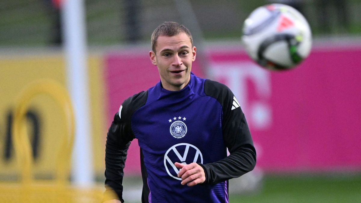 Joshua Kimmich beim DFB-Training in Frankfurt