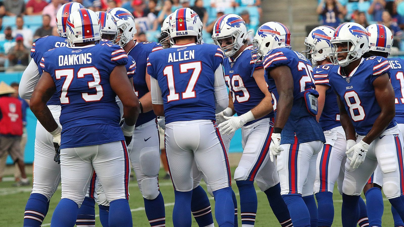 
                <strong>Buffalo Bills</strong><br>
                Team Captains: Josh Allen (QB), Tremaine Edmunds (LB), Lorenzo Alexander (LB), Dion Dawkins (OT), Reid Ferguson (LS), Stephen Hauschka (K)
              