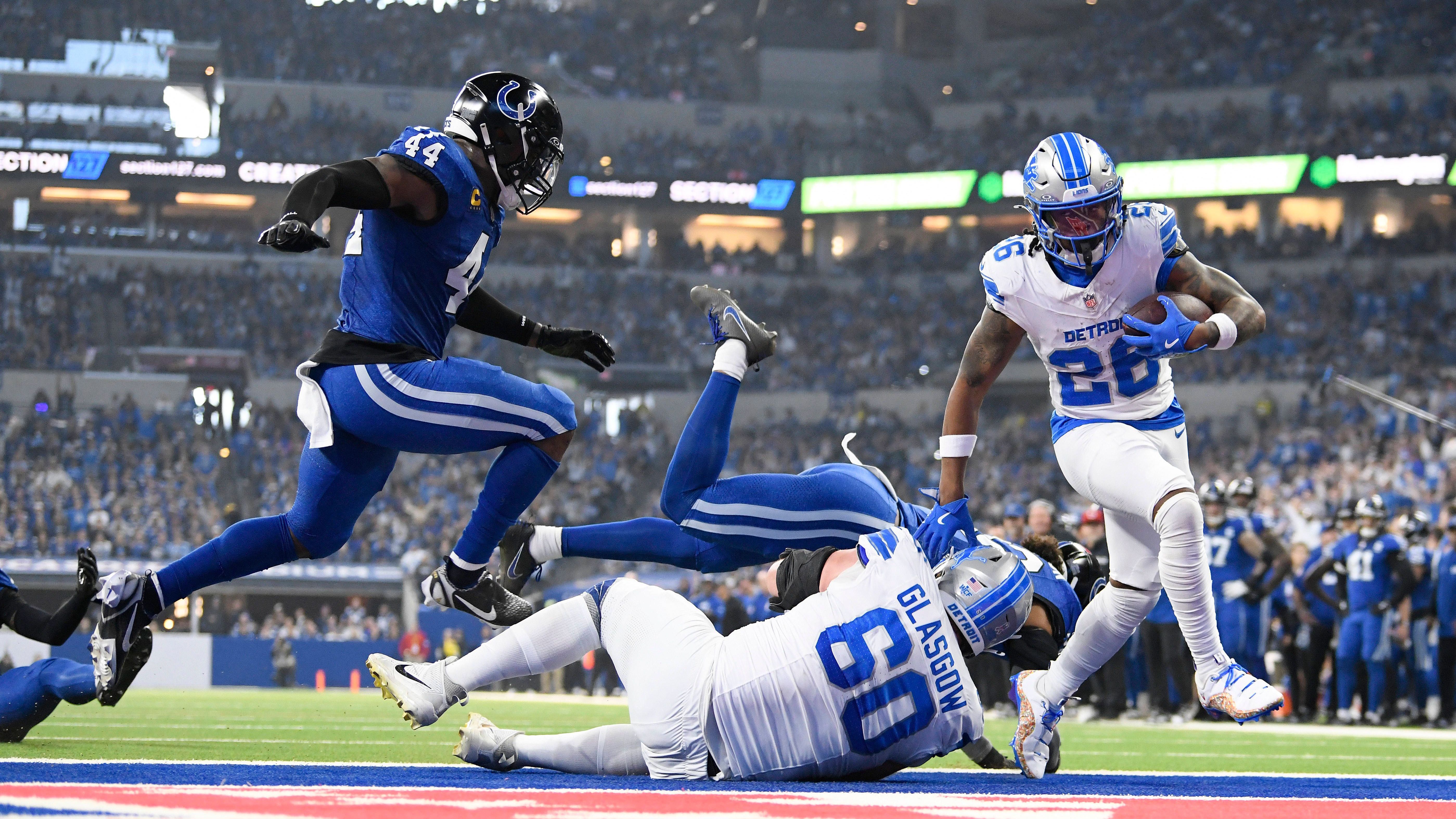 <strong>Platz 15 (geteilt): Detroit Lions</strong><br>Anzahl der 10+ Win-Seasons: 3/10