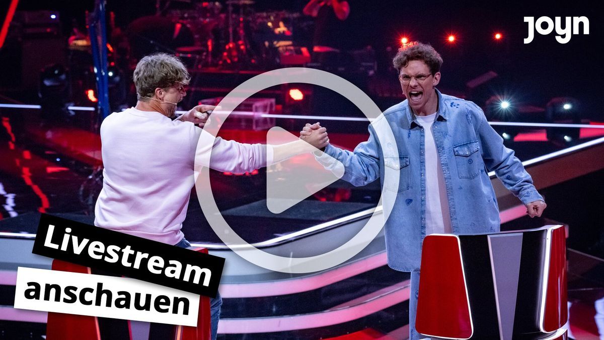 Joyn-Teaser für "The Voice of Germany"-Livestream