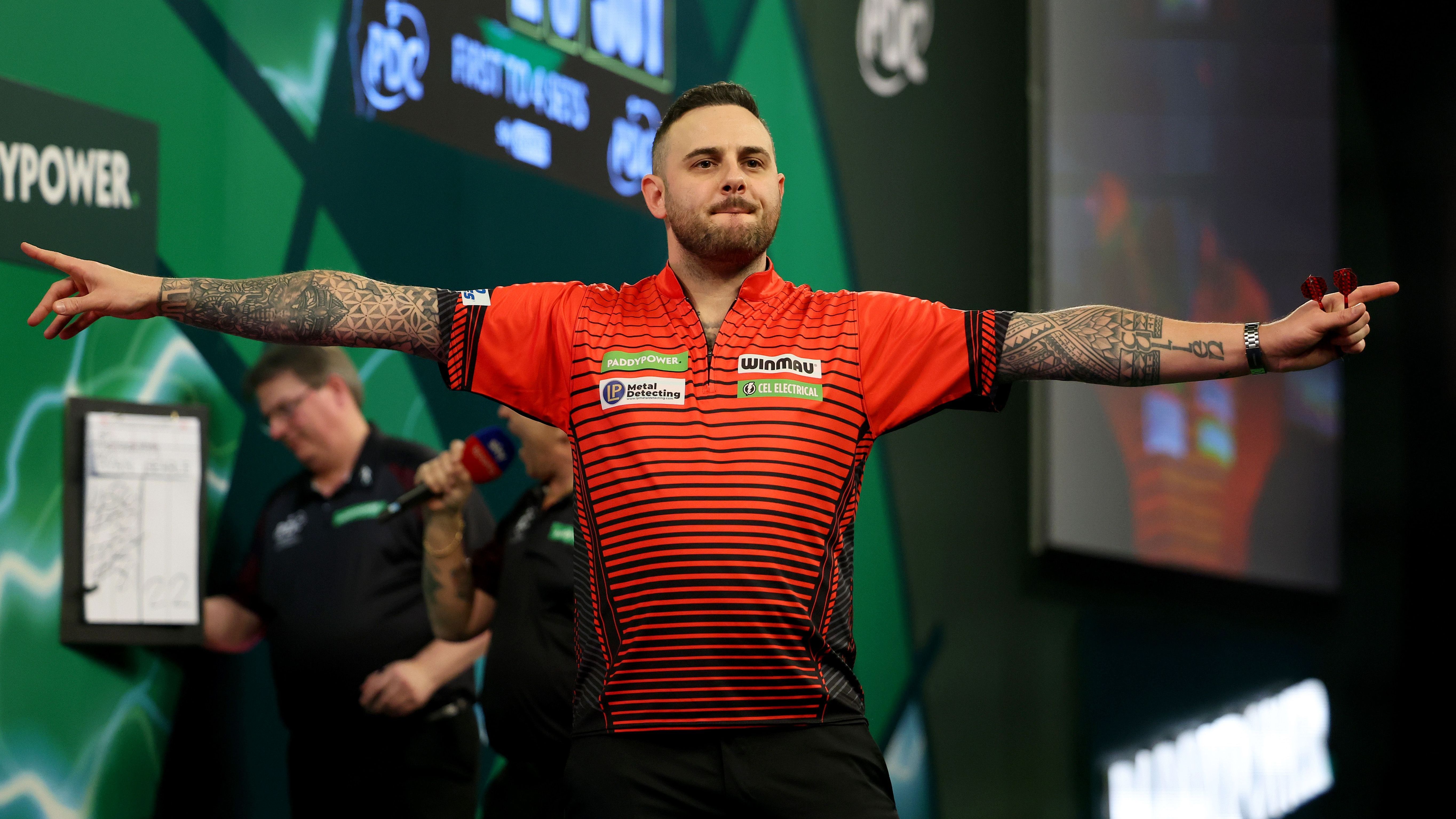 <strong>Platz 14: Joe Cullen (ENG)</strong><br>- Preisgeld in Pfund: 411.500<br>- Veränderung im Vergleich zu vor dem World Matchplay: +1 Platz