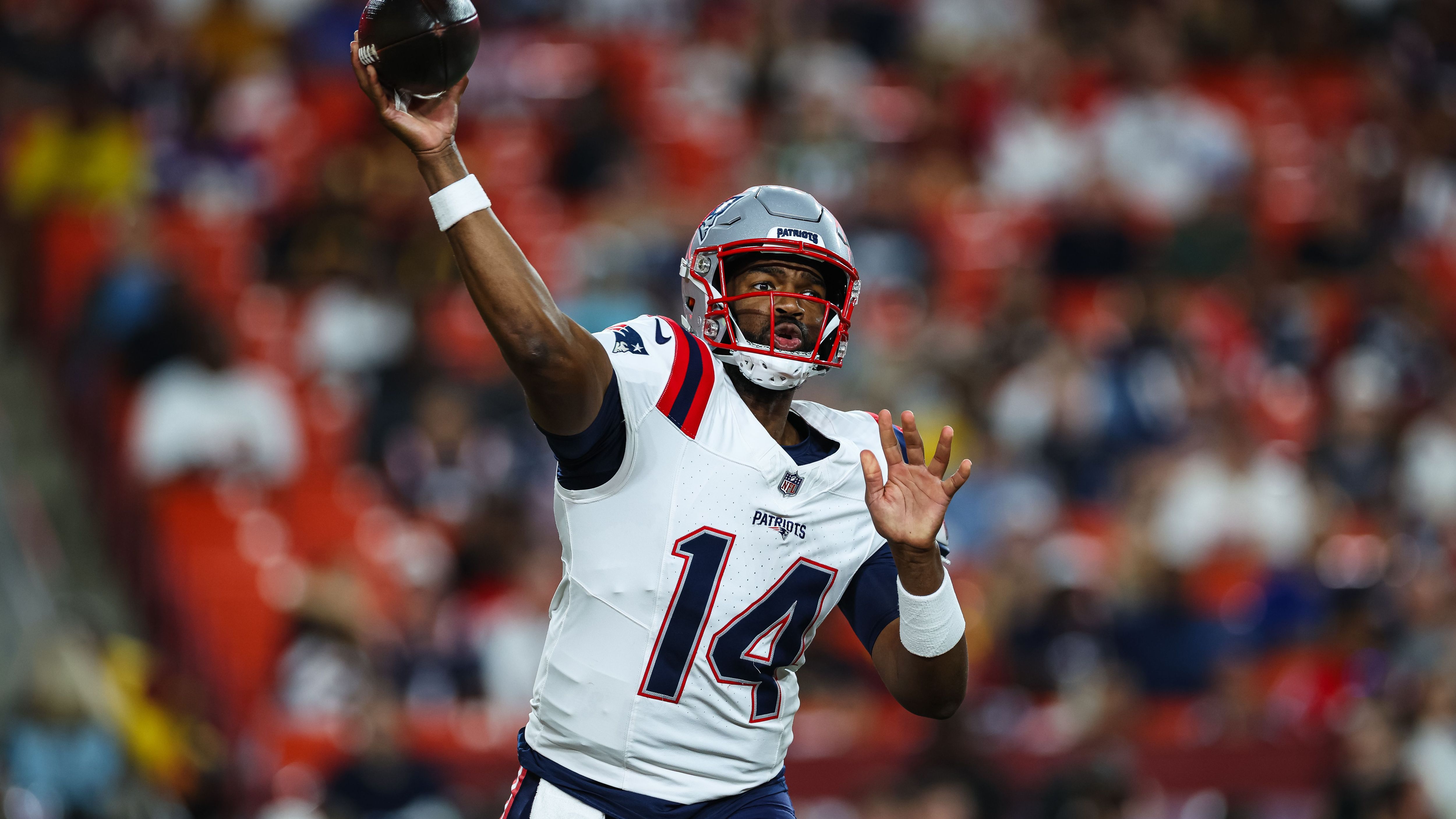 <strong>Jacoby Brissett (New England Patriots)</strong><br> Letzte Interception: Saison 2022, Woche 12<br> Spiele seitdem: 7<br> Passversuche seitdem: <strong>94</strong>