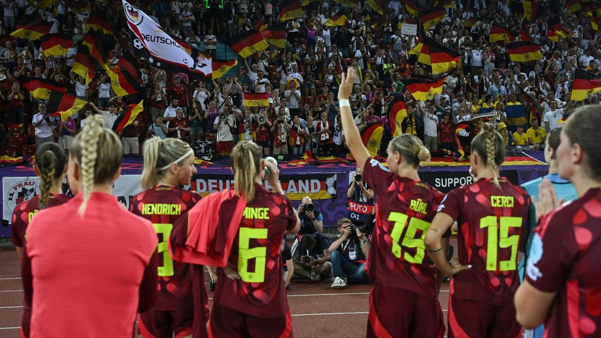 Die Fans bauten das deutsche Team auf