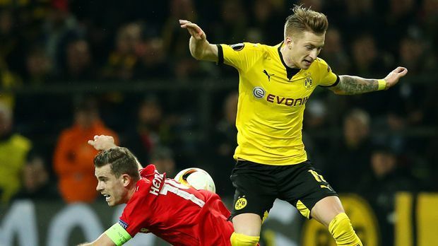 
                <strong>Marco Reus</strong><br>
                Marco Reus: Von seiner Top-Form ist der Nationalspieler immer noch ein Stück weg. In den entscheidenden Momenten fehlte das richtige Zuspiel oder das Durchsetzungsvermögen. Sorgte aber immer wieder für Unruhe in der Abwehr der Reds. ran-Note: 3.
              