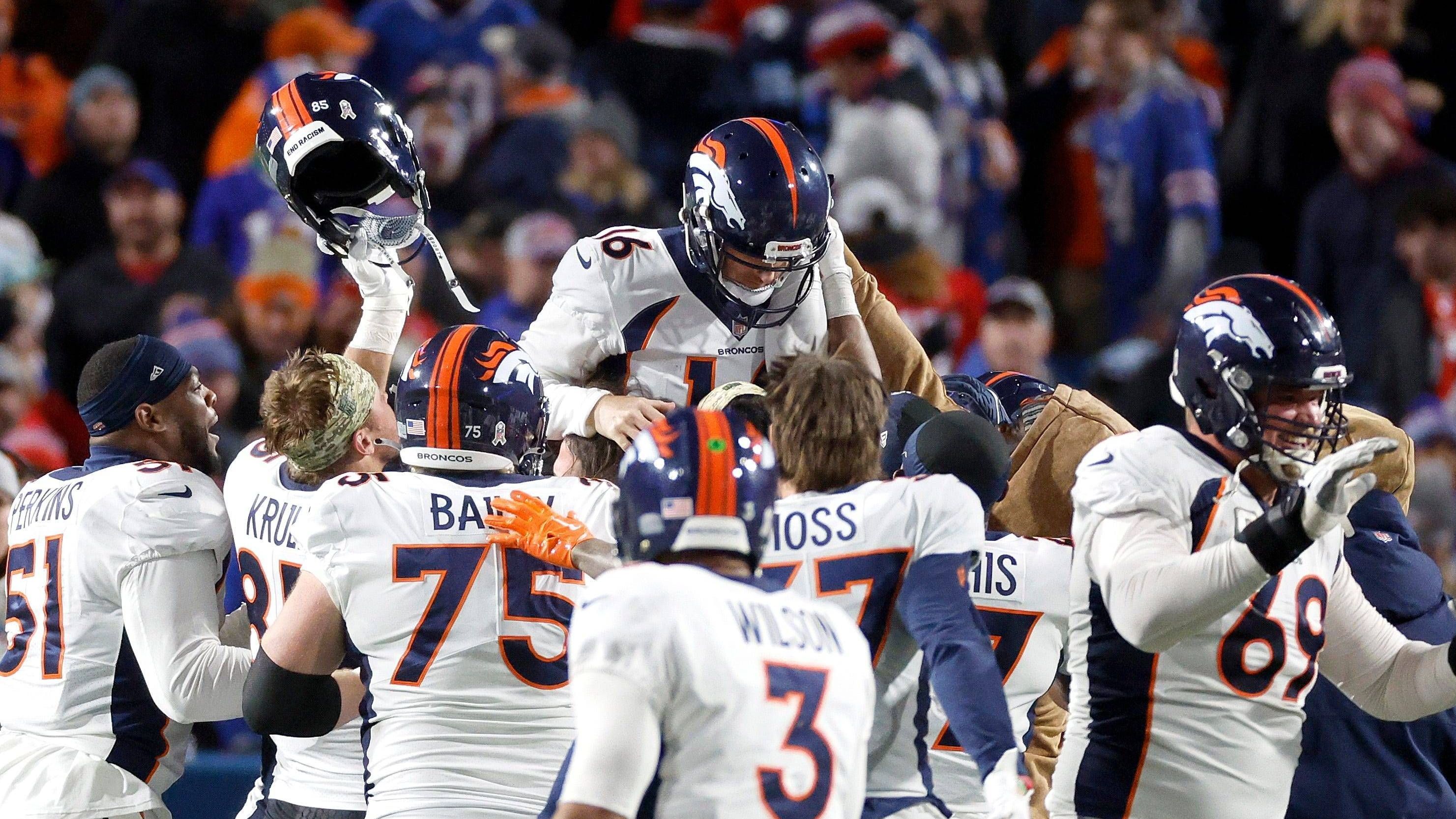 <strong>Denver Broncos</strong><br>Offense:<br>Passing Yards - 184,6&nbsp;pro Spiel<br>Rushing Yards - 117,3&nbsp;pro Spiel<br>Overall Yards - 301,9&nbsp;pro Spiel<br>Punkte - 21,8&nbsp;pro Spiel<br>Defense:<br>Passing Yards - 243,4&nbsp;pro Spiel<br>Rushing Yards - 158,3&nbsp;pro Spiel<br>Overall Yards - 401,8&nbsp;pro Spiel<br>Punkte - 27,6 pro Spiel