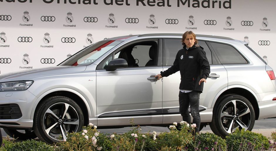 
                <strong>Real Madrid & Audi</strong><br>
                Luka Modric (Mittelfeld)Auto: Audi Q7
              