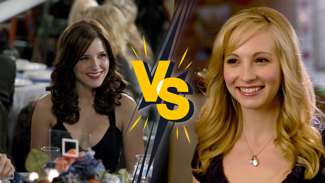 Brooke Davis (Sophia Bush, links) und Caroline Forbes (Candice King, rechts) sind die besten Freundinnen der Hauptdarstellerinnen. Zu Beginn der Serien wirken beide recht zickig, schnell entwickeln sich aber beide zu absoluten Fan-Lieblingen.