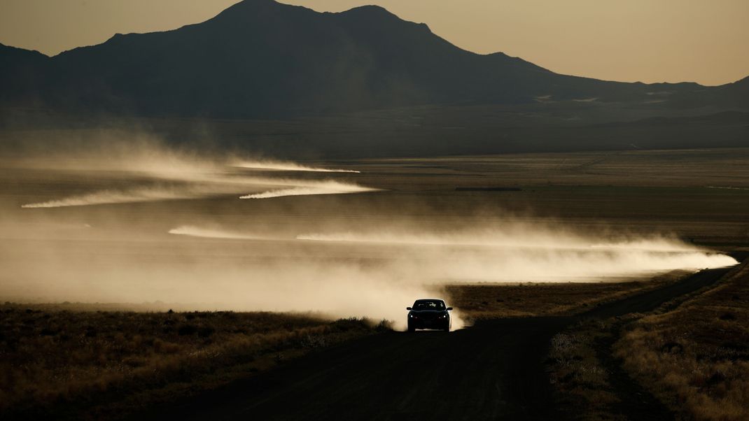 Auto in der Area 51 in Nevada