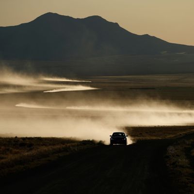 Auto in der Area 51 in Nevada