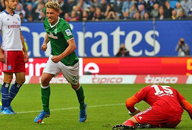 
                <strong>Hamburger SV - Werder Bremen 0:2</strong><br>
                Die logische Folge: Nils Petersen erzielt in der 32. Minute das 1:0 für Bremen; der verdiente Pausenstand
              