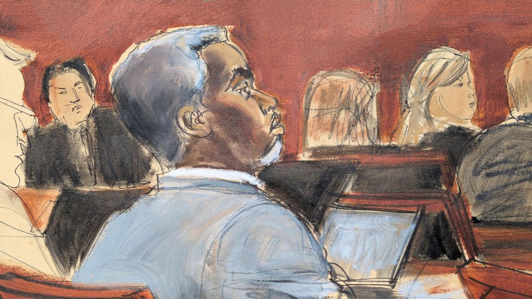 Ihm droht eine lebenslange Haftstrafe: Sean "Diddy" Combs&nbsp;vor Gericht.