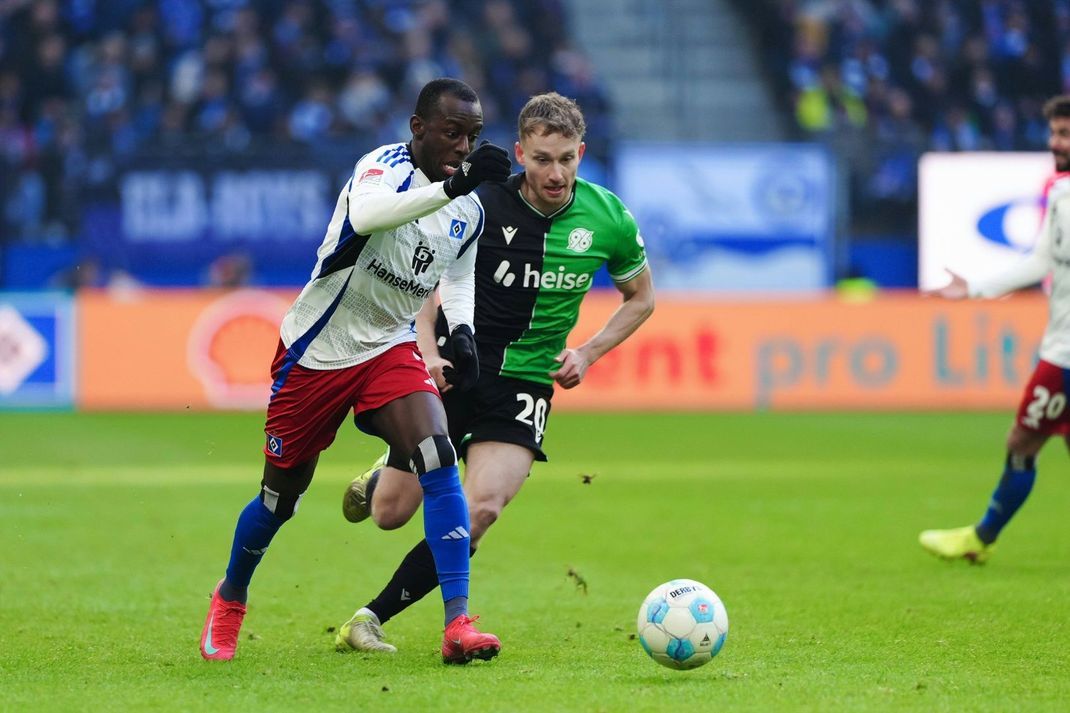 Der HSV konnte gegen Hannover keinen Sieg feiern