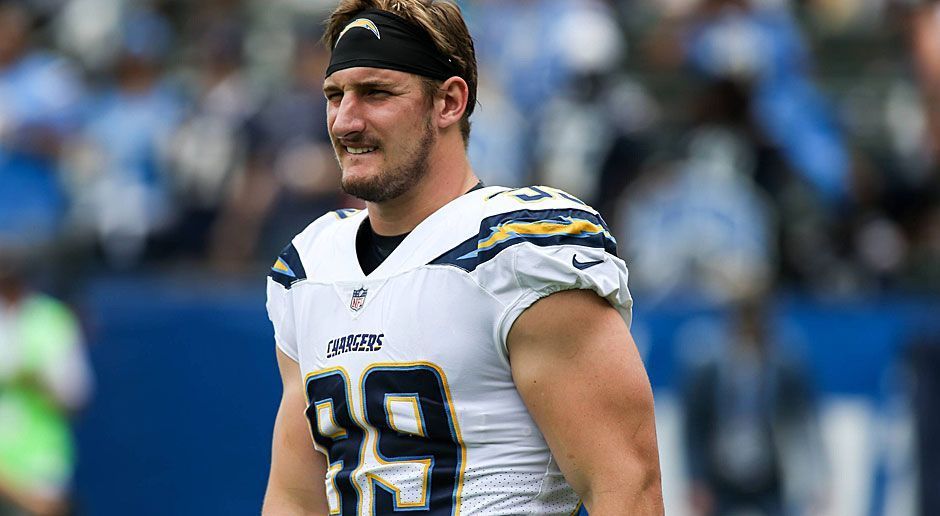 
                <strong>Joey Bosa (Los Angeles Chargers)</strong><br>
                Defensive End, 22 Jahre, 2. Saison - Der Defensive Rookie of the Year 2016 räumt auch in dieser Saison erfolgreich auf: Beleg dafür sind 38 Tackles und 8,5 Sacks. In Sachen Quarterback-Jagd sind nur vier Spieler erfolgreicher. Der dritte Pick des Draft 2016 ist ein Garant für die gute Defense der Kalifornier, die noch in keinem Spiel mehr als 26 Punkte zugelassen haben.
              