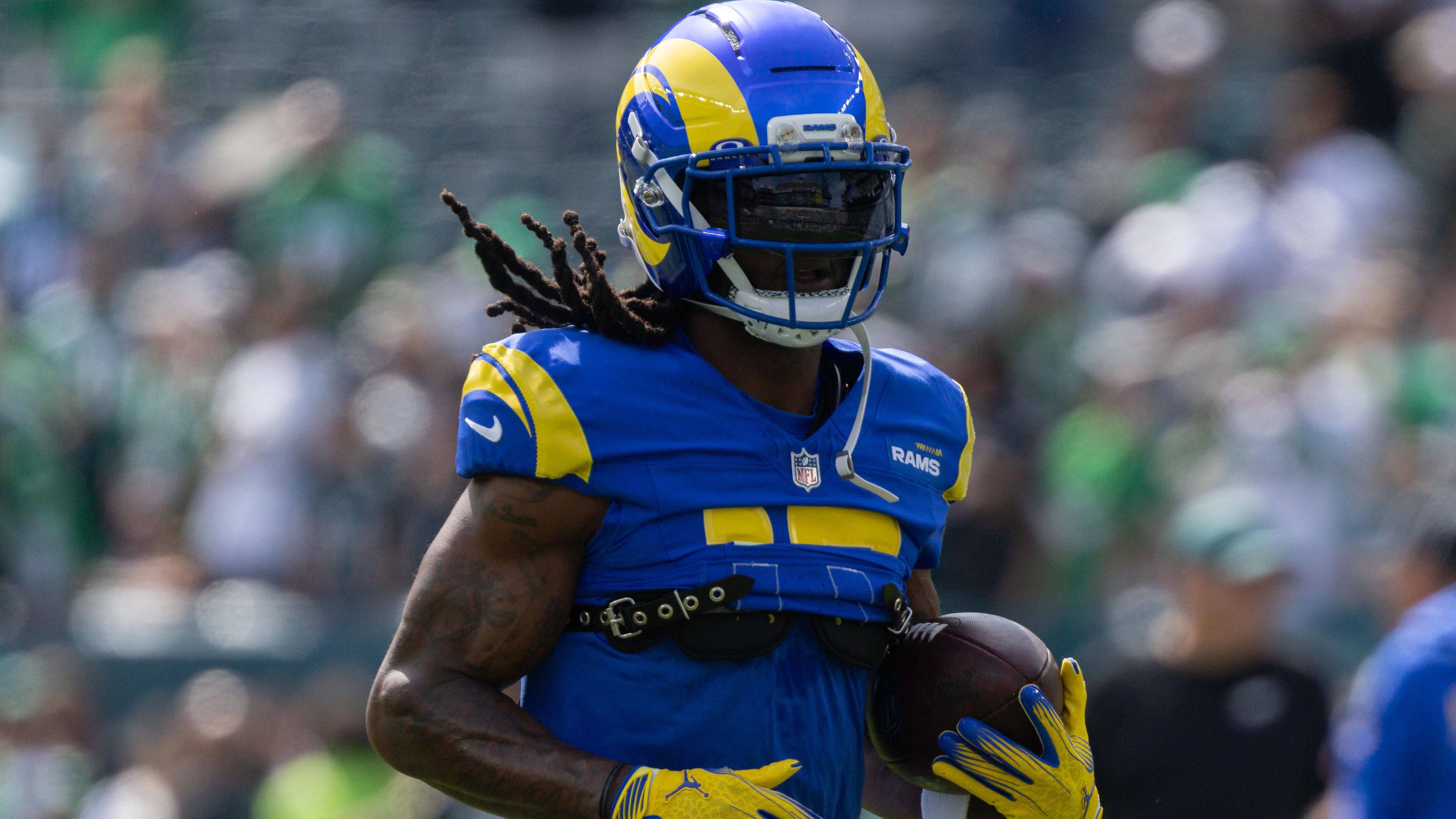 <strong>Davante Adams (Los Angeles Rams)</strong><br>Star-Receiver Davante Adams konnte aufgrund einer Oberschenkelverletzung erst Ende der Woche trainieren und ist als fraglich gelistet. Laut Informationen von NFL-Insider Ian Rapoport soll der Routinier gegen die Indianapolis Colts aber spielen können.