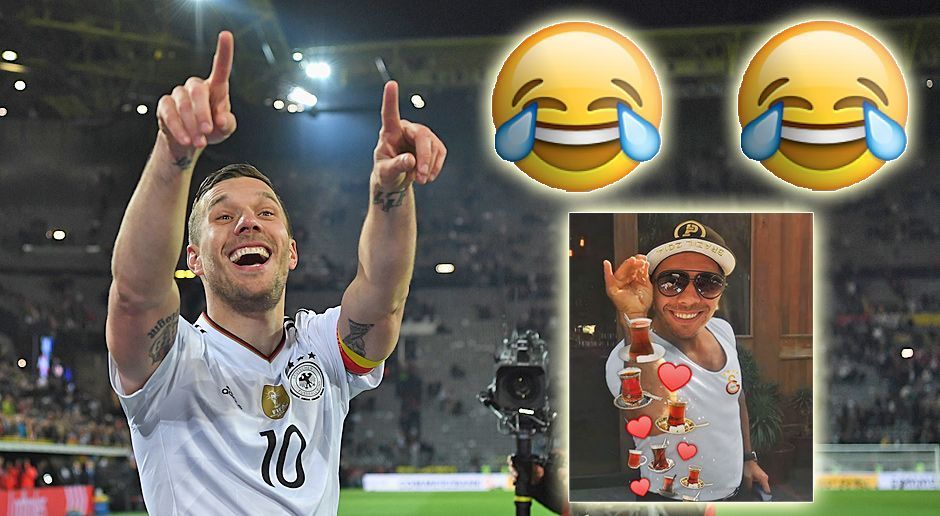 Podolski So lustig ist sein SnapchatAccount